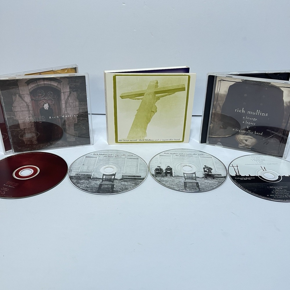 3 Rich Mullins Christian Music CD Lot A Liturgy, Sings, & The Jesus Record